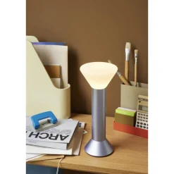 Hübsch Flash Transportabel Lampe Metallic Purple