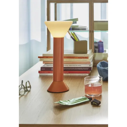 Hübsch Flash Transportabel Lampe Metallic Purple