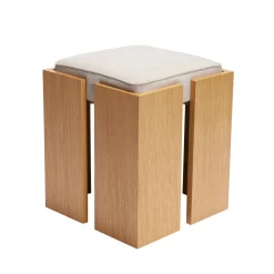 Hübsch Forma Skammel Sand/Natur