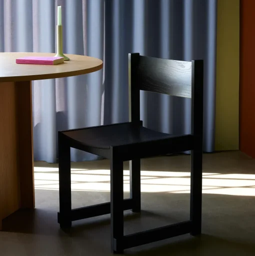 Hübsch Forma Spisebordsstol Sort