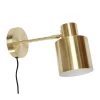 Hübsch Fuse Váglampe Messing