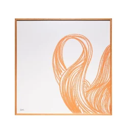 Hübsch Hello Ramme 80x80 Natur