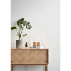 Hübsch Herringbone Kommode Sliding Doors Natur