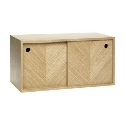 Hübsch Herringbone Reol Natur