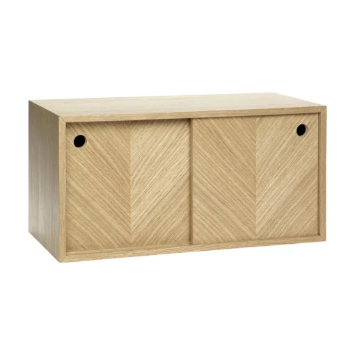 Hübsch Herringbone Reol Natur
