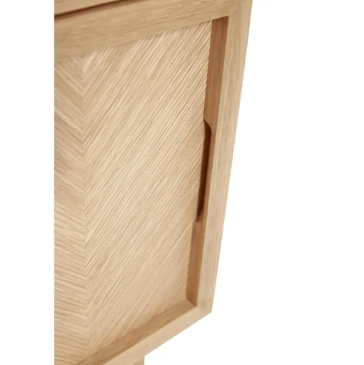 Hübsch Herringbone Sengebord Natur