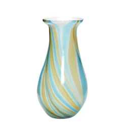 Hübsch Kaleido Vase Blå/Gul