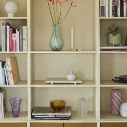 Hübsch Kaleido Vase Blå/Gul