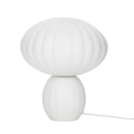 Hübsch Kumu Bordlampe Hvid