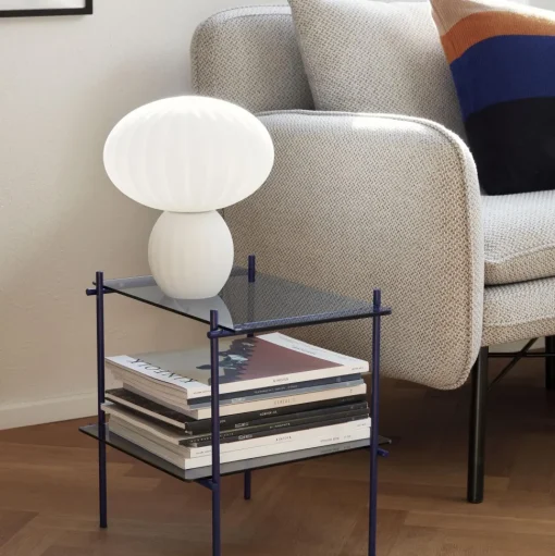 Hübsch Kumu Bordlampe Hvid