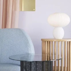 Hübsch Kumu Bordlampe Hvid