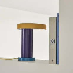 Hübsch Magic Bordlampe Lilla/Petrol/Orange/Gul