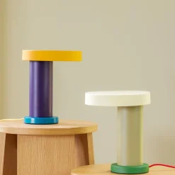Hübsch Magic Bordlampe Lilla/Petrol/Orange/Gul