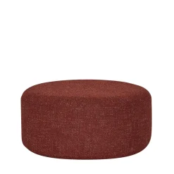 Hübsch Marshmellow Puf Stor Rød