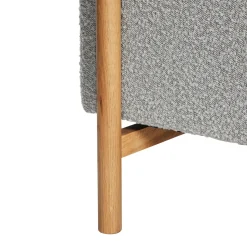 Hübsch Moment Sofa 3 Seater Stor Grå/Natur