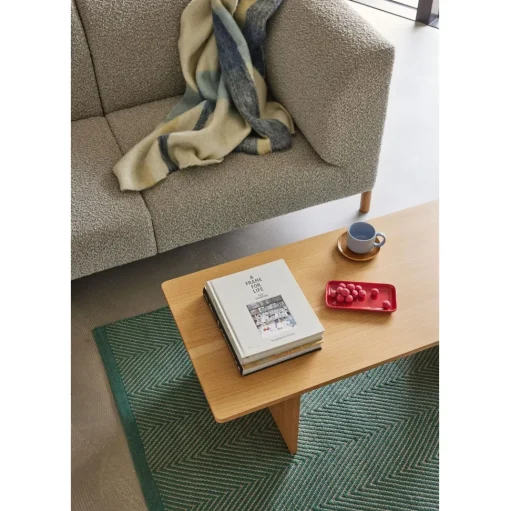 Hübsch Moment Sofa 3 Seater Stor Grå/Natur