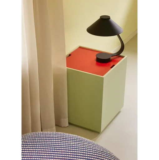 Hübsch Muri Bordlampe Sort