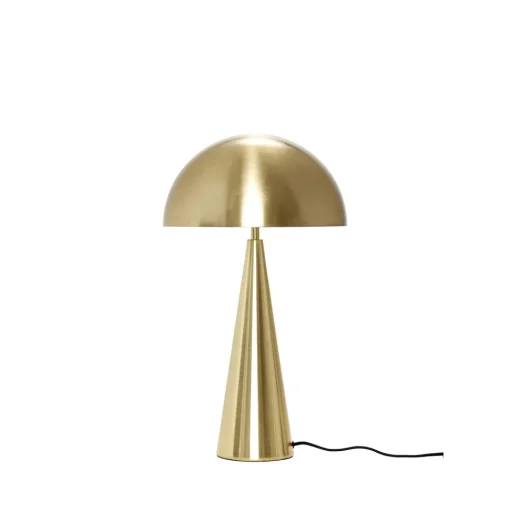Hübsch Mush Bordlampe Høj Messingfarve