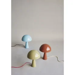 Hübsch Mush Bordlampe Mini Lyseblå