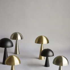 Hübsch Mush Bordlampe Mini Messing