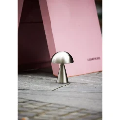 Hübsch Mush Transportabel Lampe Nikkel
