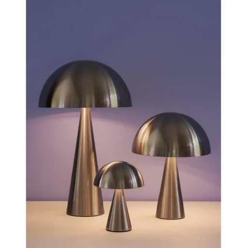 Hübsch Mush Transportabel Lampe Nikkel