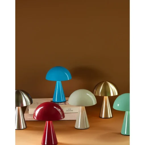 Hübsch Mush Transportabel Lampe Nikkel