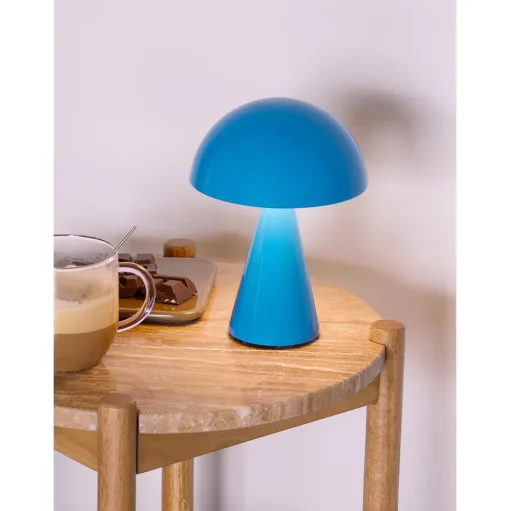 Hübsch Mush Transportabel Lampe Blå