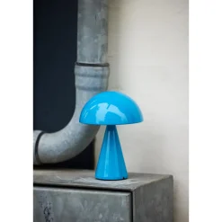 Hübsch Mush Transportabel Lampe Blå