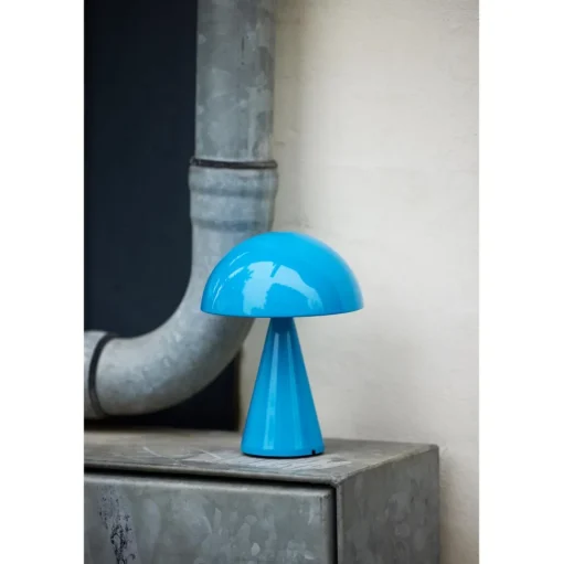 Hübsch Mush Transportabel Lampe Blå