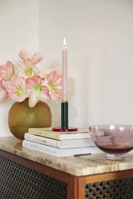 Hübsch Radiant Skåle Beige/Rosa/Grøn Sát af 3