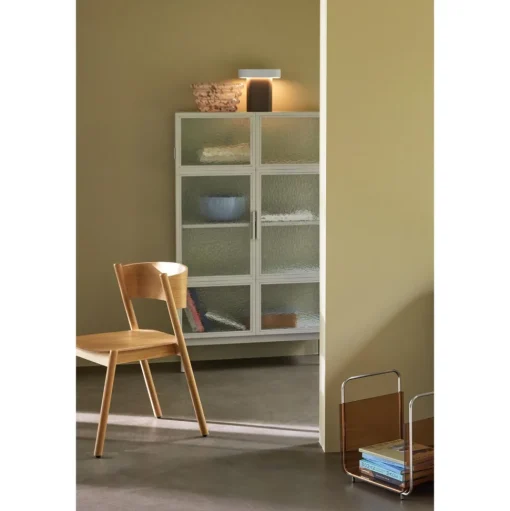 Hübsch Sleek Bordlampe Brun/Lysegrå