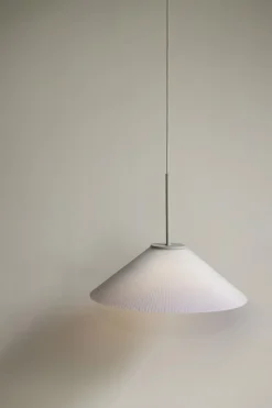 Hübsch Solid Pendel Sand/Hvid