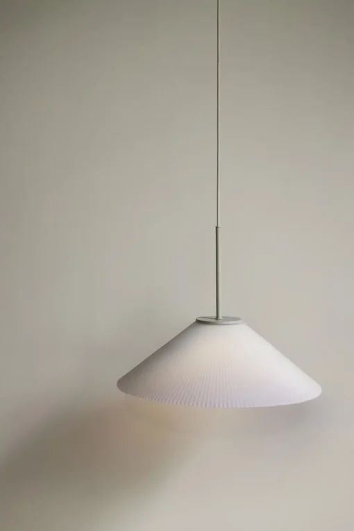 Hübsch Solid Pendel Sand/Hvid
