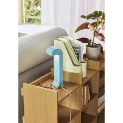 Hübsch Soothe Bordlampe Lysegrå