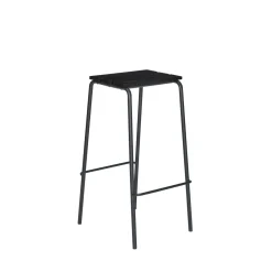 Hübsch Stilt Barstol Sort