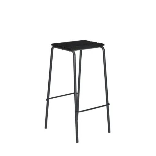 Hübsch Stilt Barstol Sort