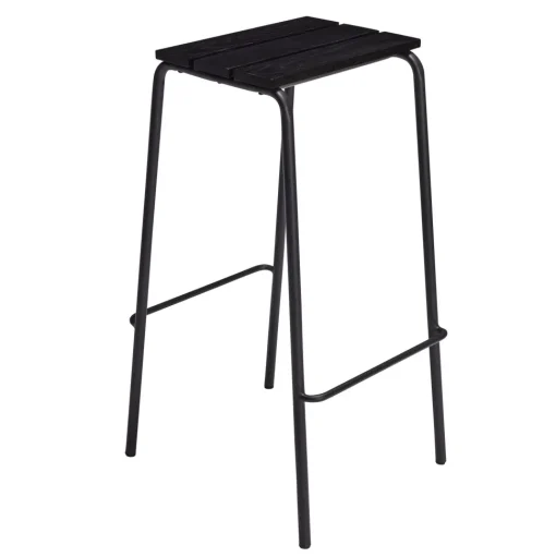 Hübsch Stilt Barstol Sort