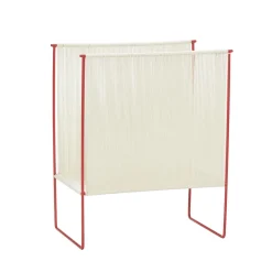 Hübsch String Magasinholder Rød/Hvid