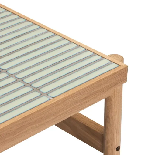 Hübsch Tile Sofabord Mint/Natur