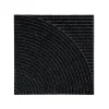 Heymat Horizontal & Circular Dørmåtte Zen Black