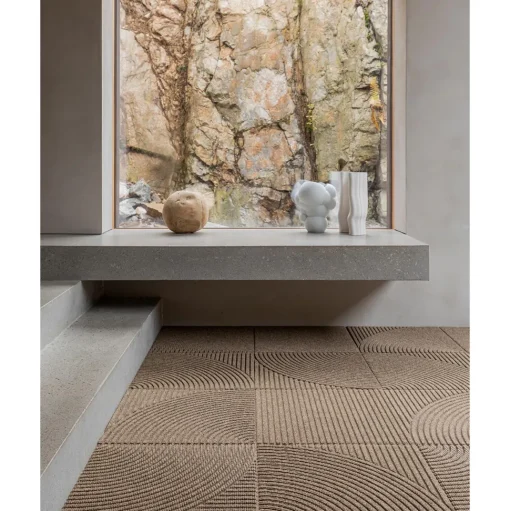 Heymat Vertical & Circular Dørmåtte Zen Beige