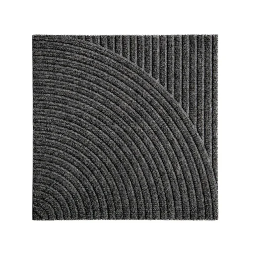 Heymat Vertical & Circular Dørmåtte Zen Grey