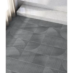 Heymat Vertical & Circular Dørmåtte Zen Grey