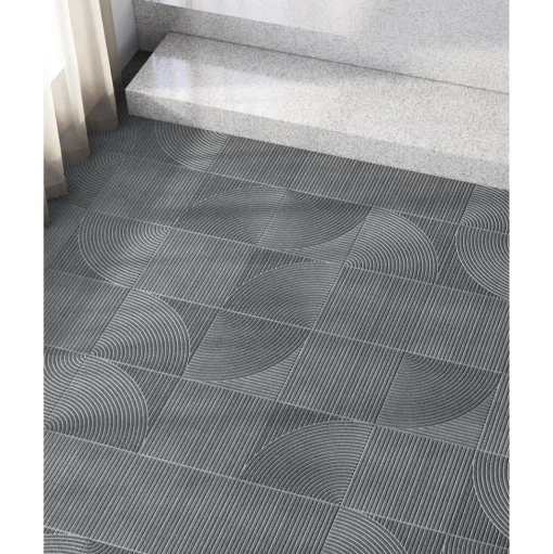Heymat Vertical & Circular Dørmåtte Zen Grey