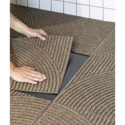 Heymat Vertical & Circular Dørmåtte Zen Grey