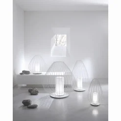 Karman Cell GulvlampeØ84 Glossy White