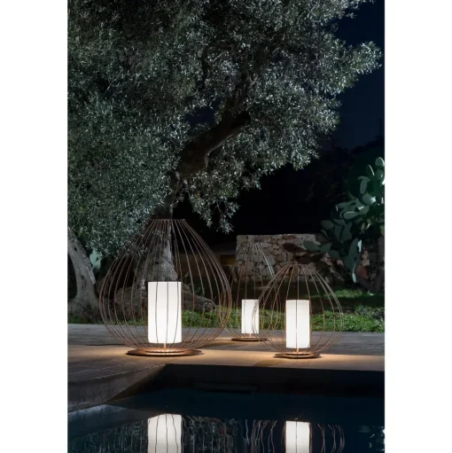 Karman Cell GulvlampeØ84 Glossy White