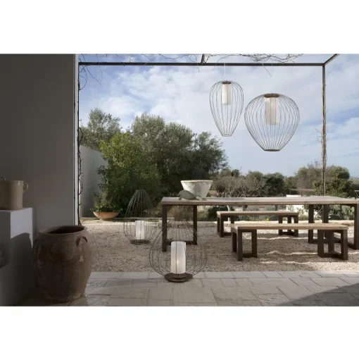 Karman Cell Udendørs PendelØ55 Glossy White