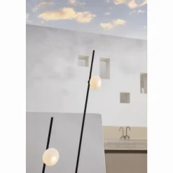 Karman Pois Udendørs Gulvlampe 93 Mat Sort/Hvid